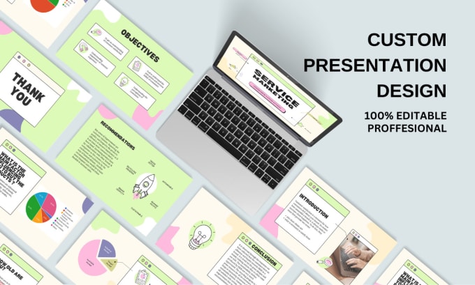 Gig Preview - Design custom presentations on canva and powerpoint