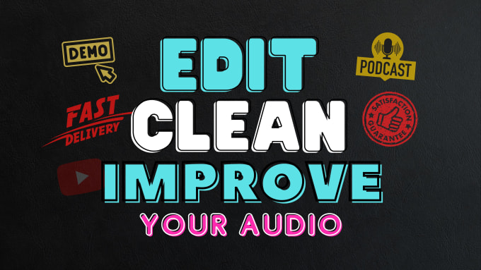 Bestseller - fix audio editing to remove background noise, wind, echo, repair, clean, fix