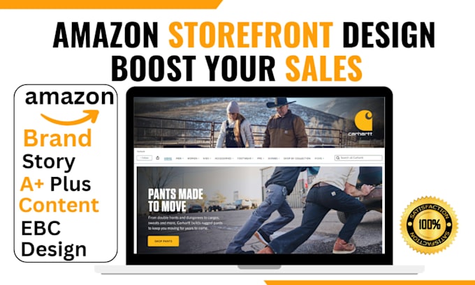 Gig Preview - Design professional amazon storefront for your brand