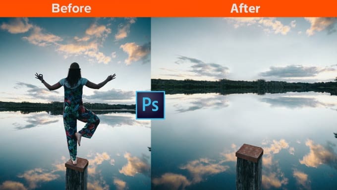 Gig Preview - Remove objects from images in photoshop