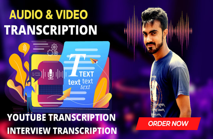 Gig Preview - Transcribe audio and video transcription quickly