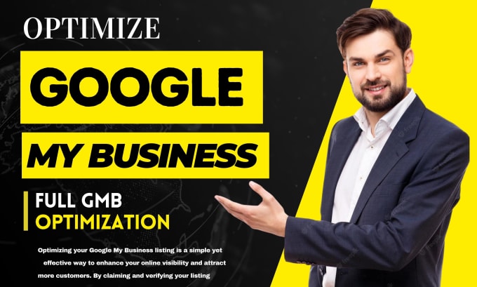 Gig Preview - Optimize google my business listing for gmb ranking and seo