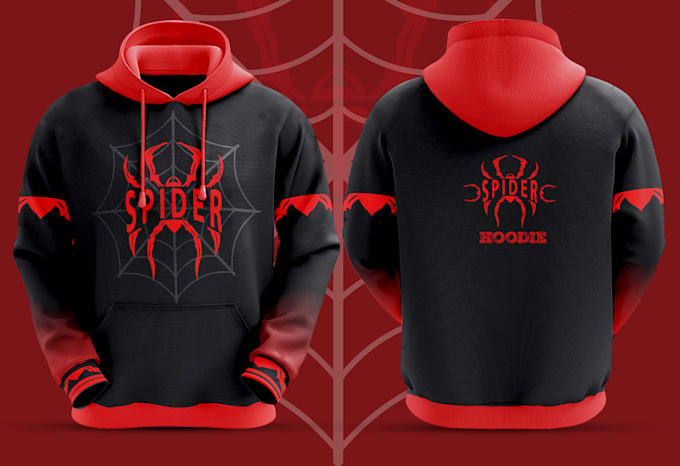 Gig Preview - Design custom sublimation hoodie, sweatshirt, t shirt, and brand logo