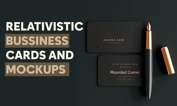 Gig Preview - Design outstanding business card design the way you look