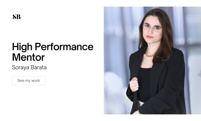 Gig Preview - Be your high performance mentor