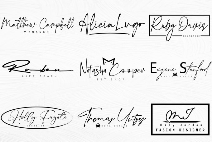 Gig Preview - Design autograph,handwritten, scripted, handwriting, cursive, signature logo