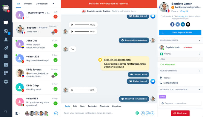 Gig Preview - Setup crisp all in one business messaging platform