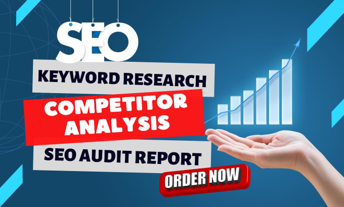 Gig Preview - Run strategic SEO audit report, competitive analysis and keyword search