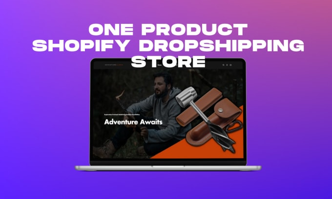 Gig Preview - Our agency will create a professional one product shopify dropshipping store