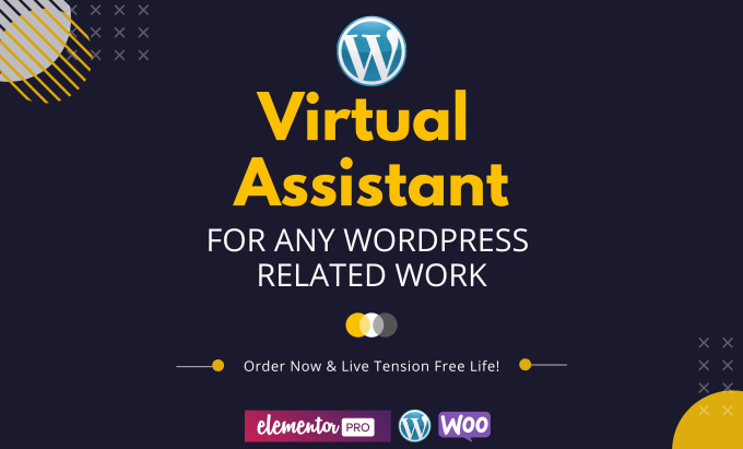 Gig Preview - Be your wordpress virtual assistant VA