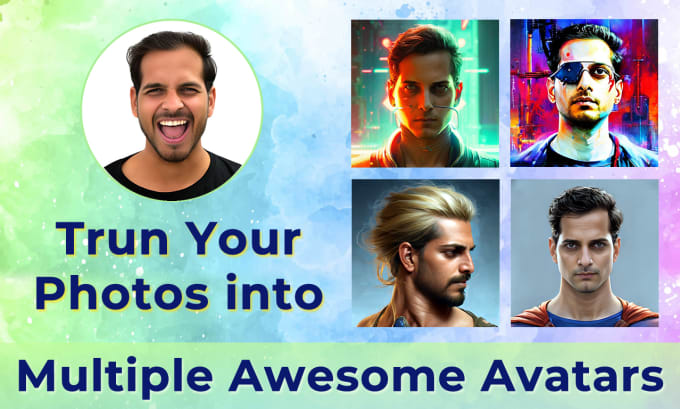 Gig Preview - Make multi style HD avatar and cartoon character from your profile pic or photos