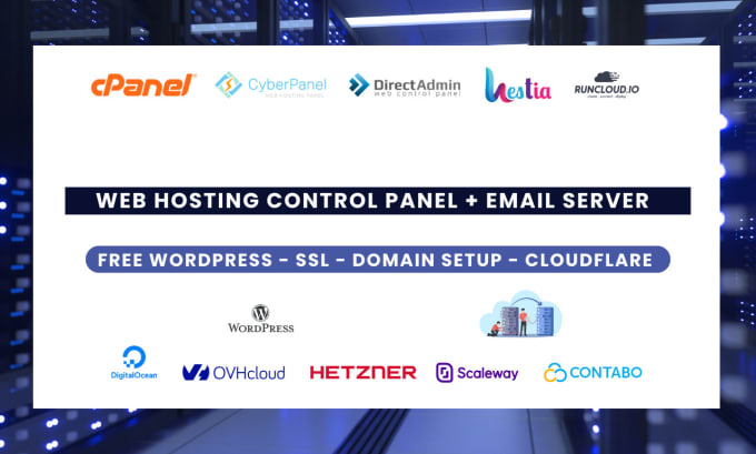 Gig Preview - Install cyberpanel, cpanel, runcloud, directadmin, and hestiacp panel on vps