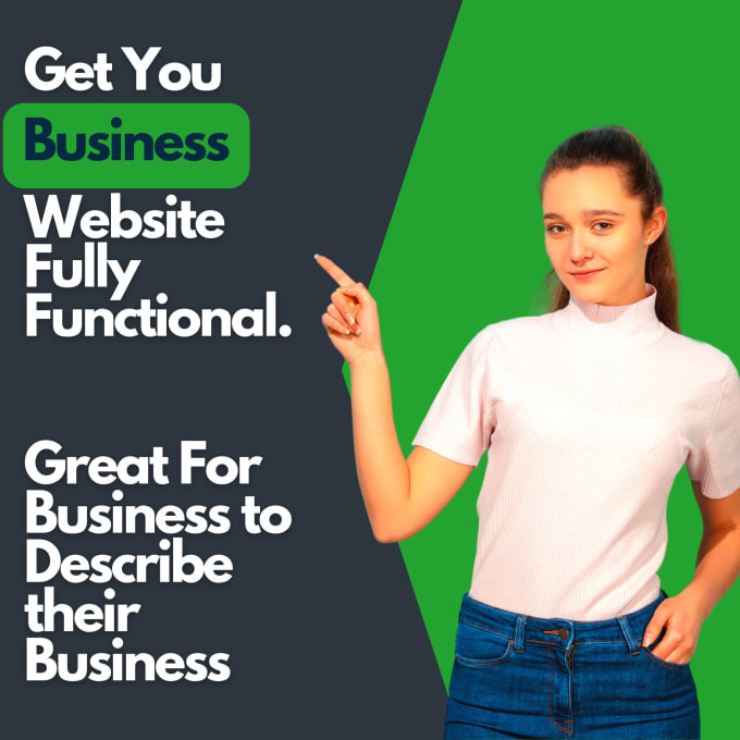 Gig Preview - Make a website for your business that helps your business to grow