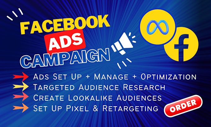 Gig Preview - Operate advanced facebook advertising campaign and pixel setup