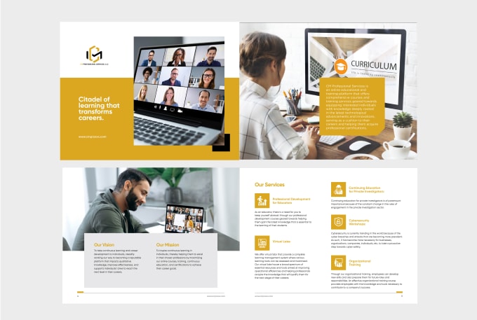 Gig Preview - Design amazing booklet brochure leaflet white paper annual report