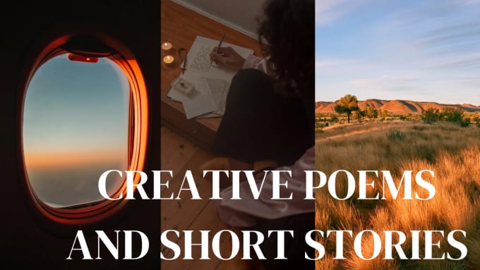 Gig Preview - Write creative poems and short story on any topic