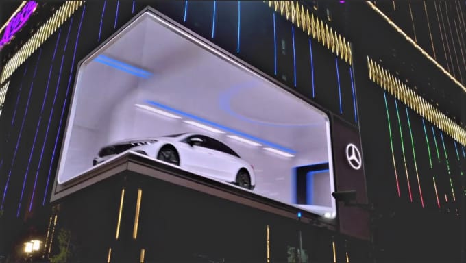 Gig Preview - Do outdoor 3d led billboard