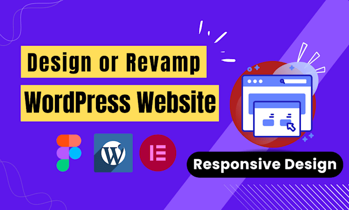 Gig Preview - Redesign or revamp wordpress website responsive design and modern website design