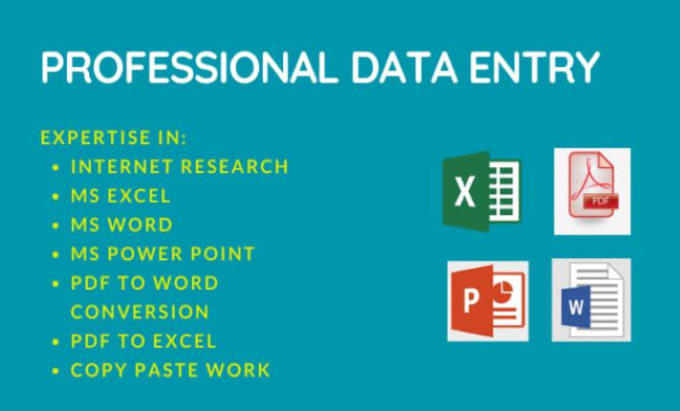 Gig Preview - Extract data from internet and put into word or excel document