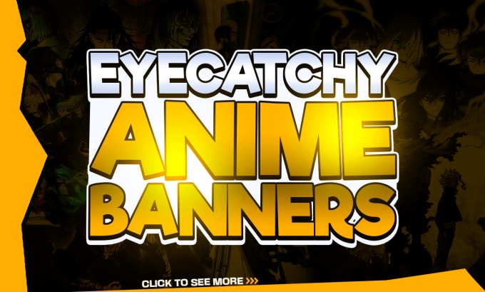 Gig Preview - Design awesome anime banner for youtube, twitter, twitch