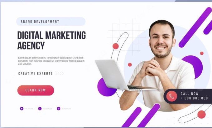 Gig Preview - Design digital marketing agency website, business elementor website by wordpress