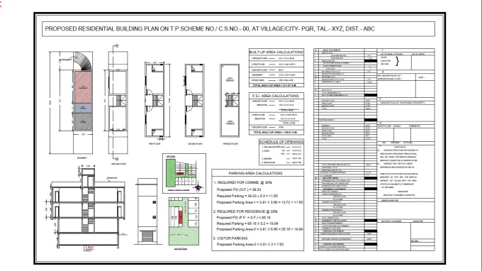 Gig Preview - Make architectural and structural drawings in autocad