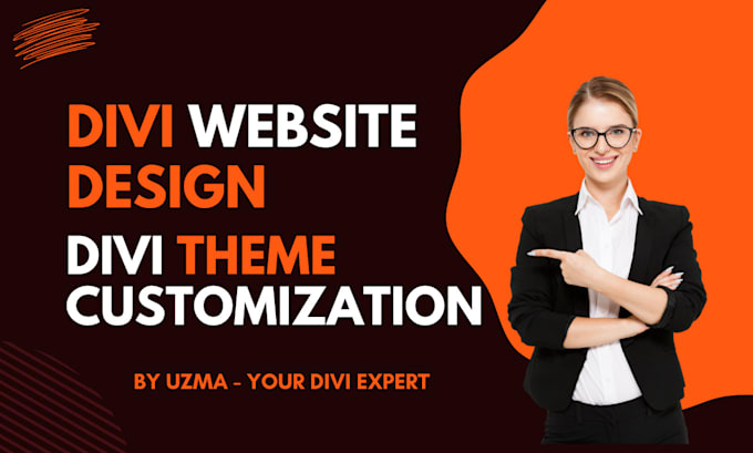 Gig Preview - Divi wordpress website redesign with divi theme or business divi website design