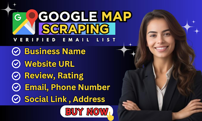 Gig Preview - Do google map scraping data for lead generation