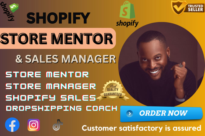 Gig Preview - Be your shopify dropshipping mentor, clone shopify redesign shopify store