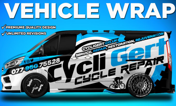 Bestseller - make unique branding vehicle wrap, van wrap, car wrap, design