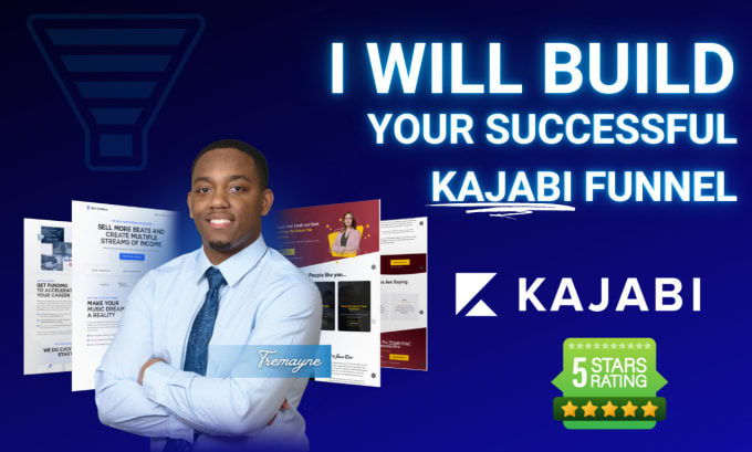 Gig Preview - Build kajabi website, sales funnel, kajabi landing page