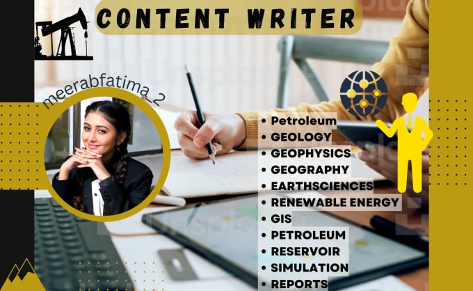 Gig Preview - Do content writing on any topic related to petroleum gas energy and geology