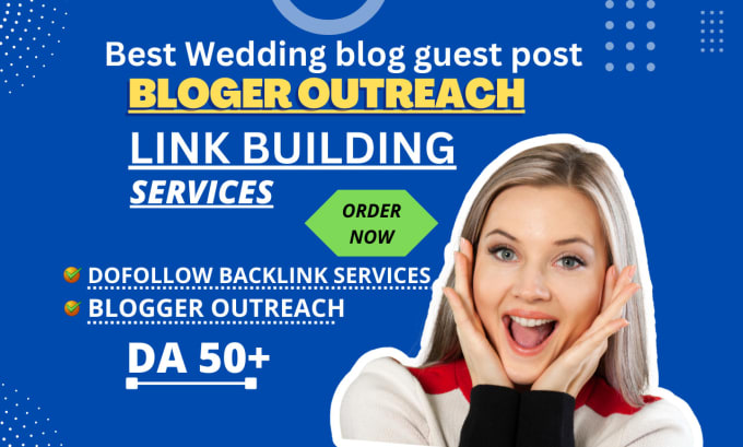 Bestseller - publish wedding guest post on my high da DR pure wedding blog websites