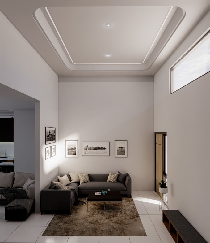 Gig Preview - Revitalize your space with exquisite interior design and captivating realistic r