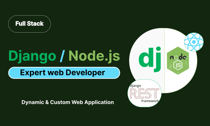 Gig Preview - Your professional web developer for mern stack or django with custom solution