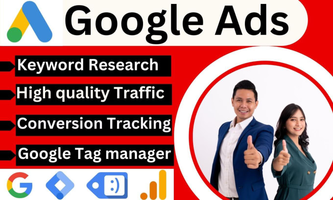 Gig Preview - Setup google adwords ppc campaign manage and optimize