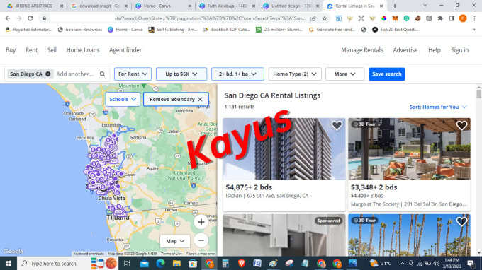 Gig Preview - Help you find properties for your airbnb arbitrage business