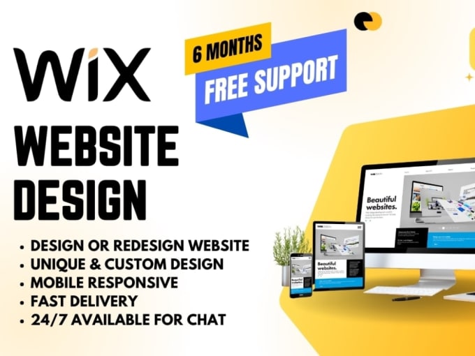 Gig Preview - Design wix landing  page or wix website or redesign wix