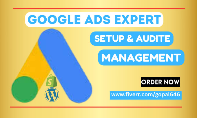 Gig Preview - Set up and manage your PPC campaigns on google ads