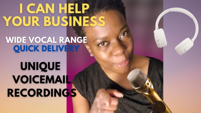 Gig Preview - Record a professional american female voicemail or IVR message for your company