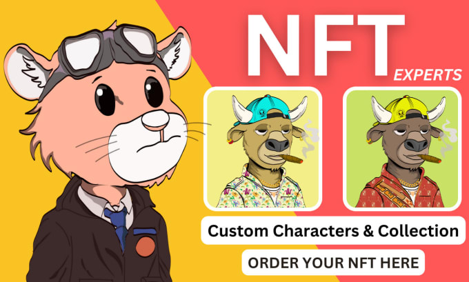 Gig Preview - Create your nft art, nft character, nft collection with metadata, free samples