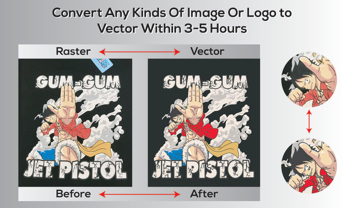 Gig Preview - Convert any image or logo to vector file within 3 to 5 hours