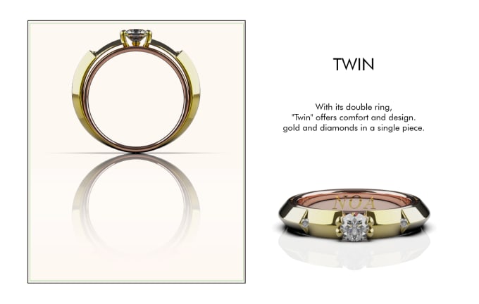 Gig Preview - Professionally create a 3d jewellery model of rings, earrings or necklace