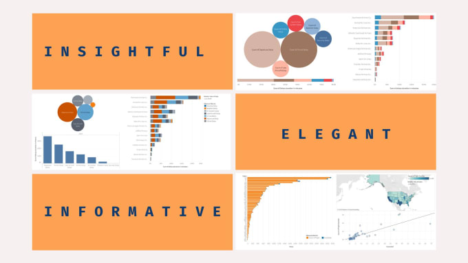 Gig Preview - Turn excel data into an impressive dashboard with tableau