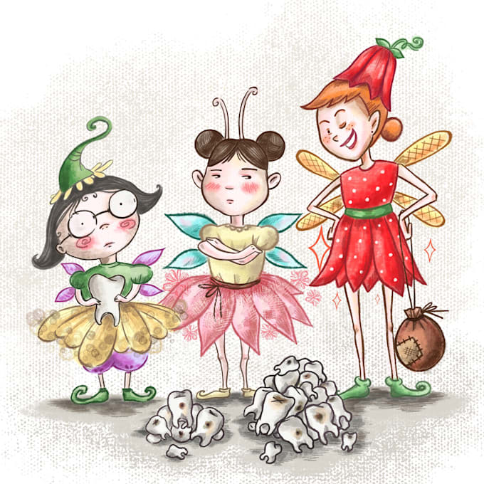 Gig Preview - Draw children book digital illustrations