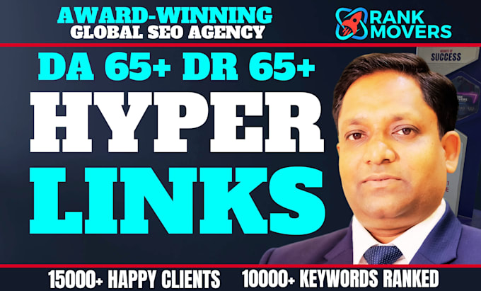 Gig Preview - Our agency will do high quality white hat SEO backlinks service for google rankings