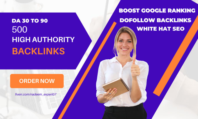 Gig Preview - Do high quality dofollow seo backlinks with white hat link building