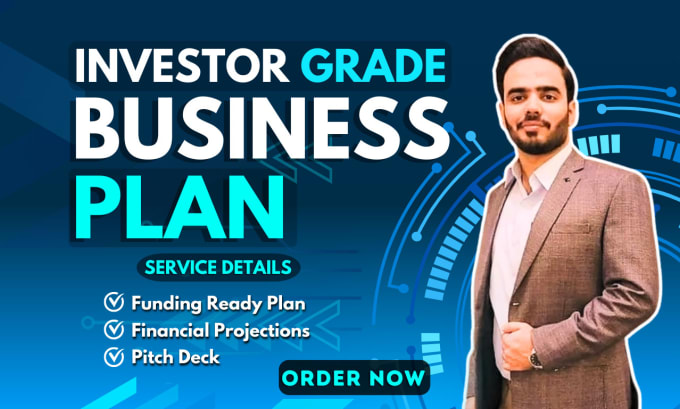 Gig Preview - Prepare an investor ready business plan with financial plan