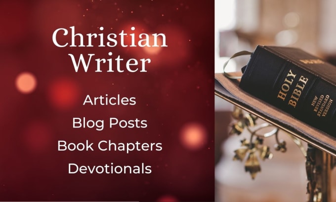 Gig Preview - Write your original christian article or blog post