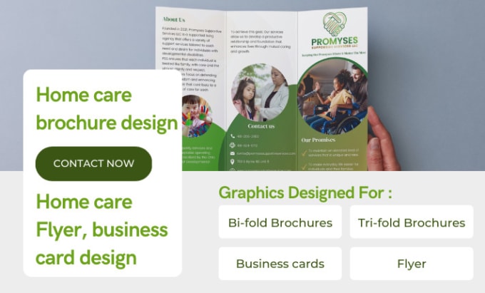 Gig Preview - Do home care brochure, flyer, business card